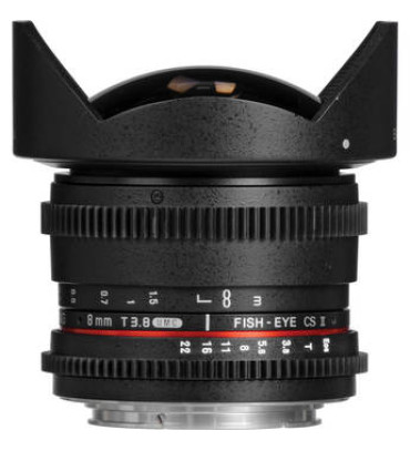 Samyang 8mm T3.8 UMC Fish-Eye CS II Lens (Sony E Mount)