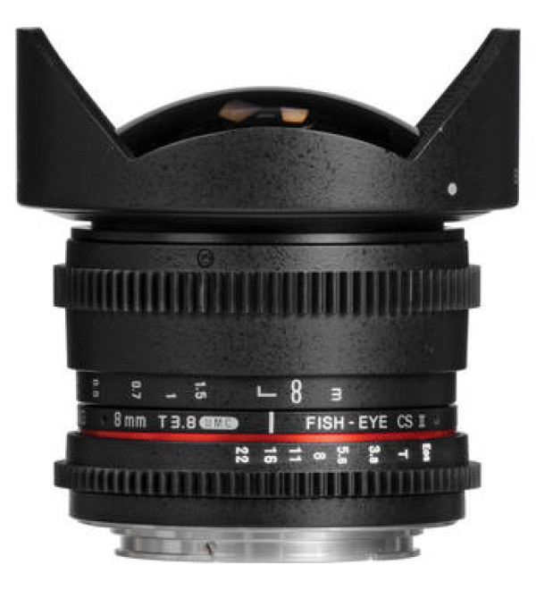 Samyang 8mm T3.8 UMC Fish-Eye CS II Lens (Nikon F Mount)