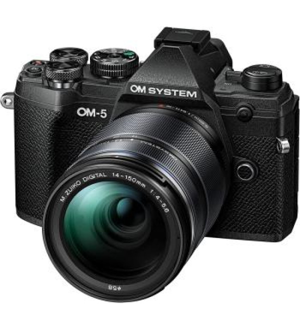 OM SYSTEM OM-5 Mirrorless Camera with 14-150mm f/4-5.6 II Lens (Black)