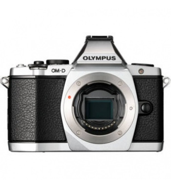 Olympus OM D E M5 Micro Four Thirds Digital Camera Body (Silver)