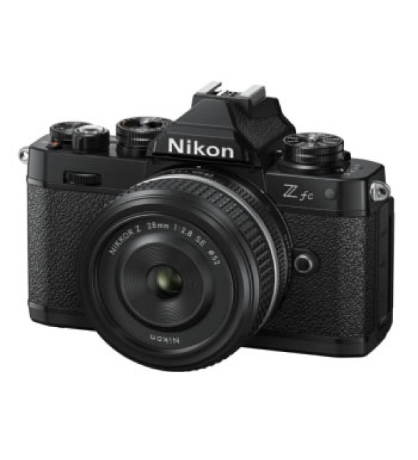 Nikon Zfc Mirrorless Camera (Black) with NIKKOR Z 28mm f/2.8 (SE) Lens