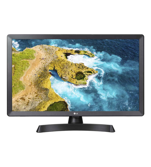LG HD 24TQ510S-PZ 59.9 cm (23.6") Smart TV Wi-Fi Black, Grey 250 cd/m²