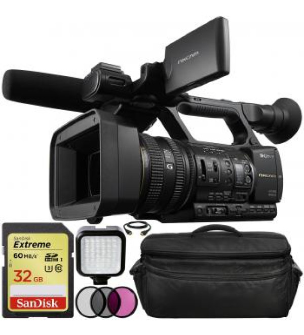 Sony HXR-NX5N NXCAM Professional Camcorder + Accessory Bundle