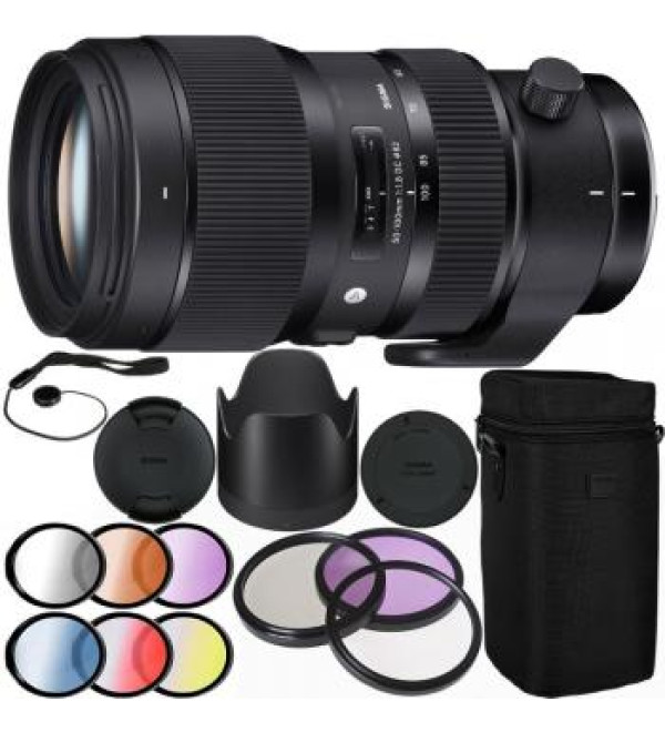Sigma 50-100mm f/1.8 DC HSM Art Lens for Canon EF Filter Bundle