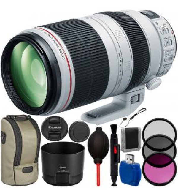 Canon EF 100-400mm f/4.5-5.6L IS II USM Lens Accessory Bundle