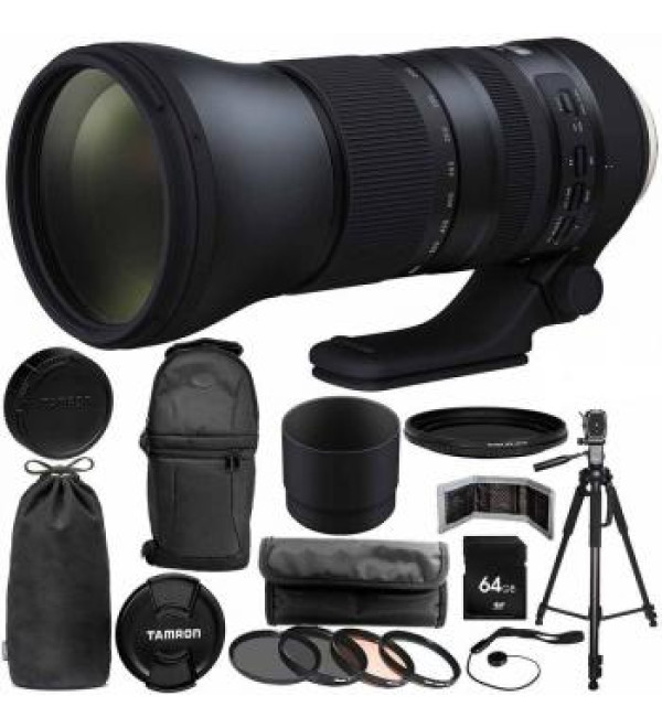 Tamron SP 150-600mm f/5-6.3 Di VC USD G2 for Canon EF Accessory Bundle