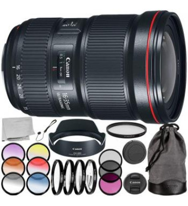 Canon EF 16-35mm f/2.8L III USM Lens with 16PC Accessory Bundle