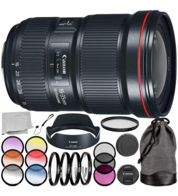 Canon EF 16-35mm f/2.8L III USM Lens with 16PC Accessory Bundle