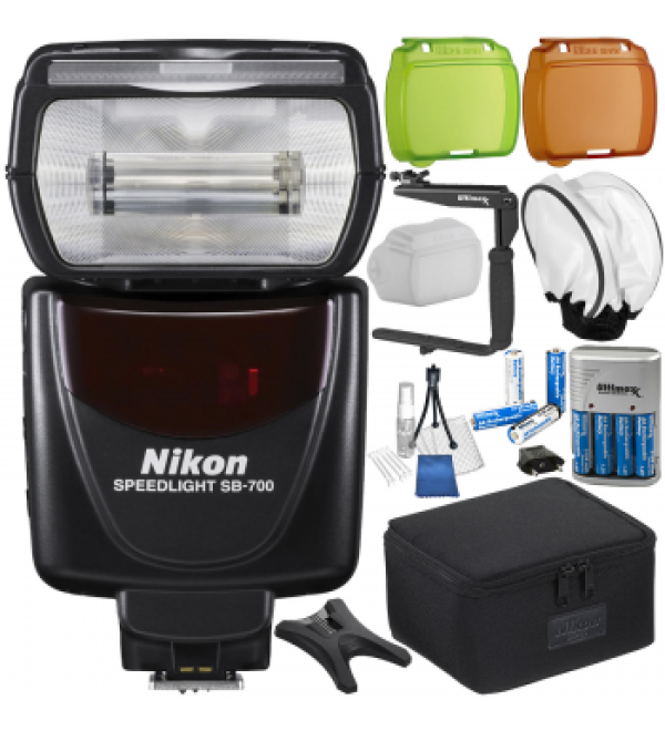Nikon SB-700 AF Speedlight with 12PC Accessory Bundle