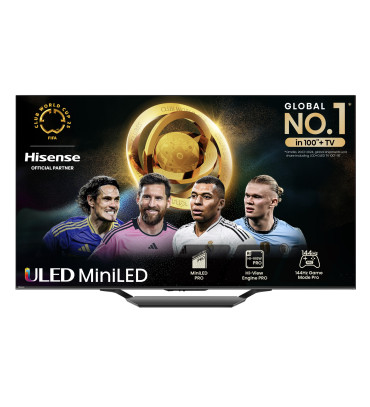 Hisense 65U7NQTUK TV 165.1 cm (65") 4K Ultra HD Smart TV Wi-Fi Black 1500 cd/m²