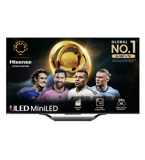Hisense 65U7NQTUK TV 165.1 cm (65") 4K Ultra HD Smart TV Wi-Fi Black 1500 cd/m²
