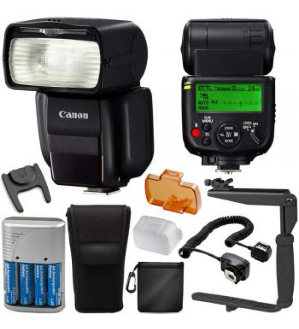 Canon Speedlite 430EX III-RT Flash - 0585C006 Must Have Bundle