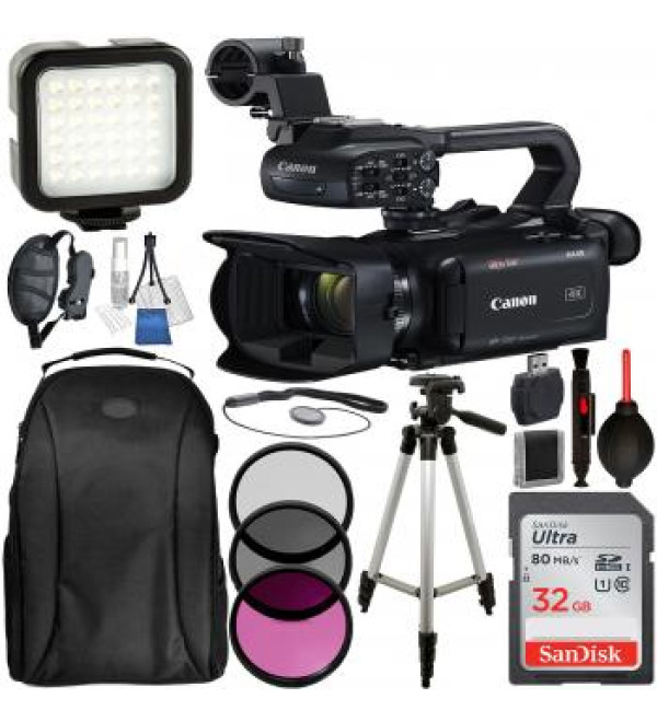 Canon XA45 Professional UHD 4K Camcorder with Accessory Bundle
