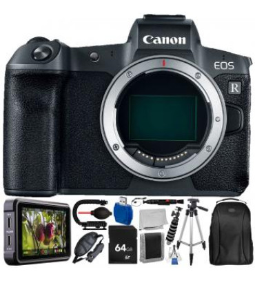 Canon EOS-R (Body Only) and Atomos Ninja V with 13 PC Accessory Bundle