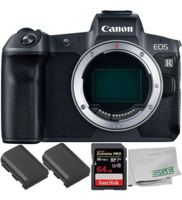 Canon EOS R Mirrorless Digital Camera (Body Only) Accessory Bundle
