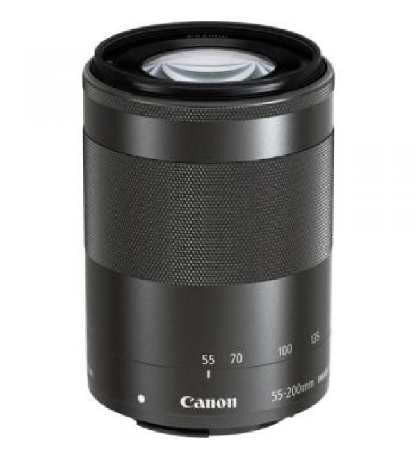 Canon EF-M 55-200mm f/4.5-6.3 IS STM Lens (Black)