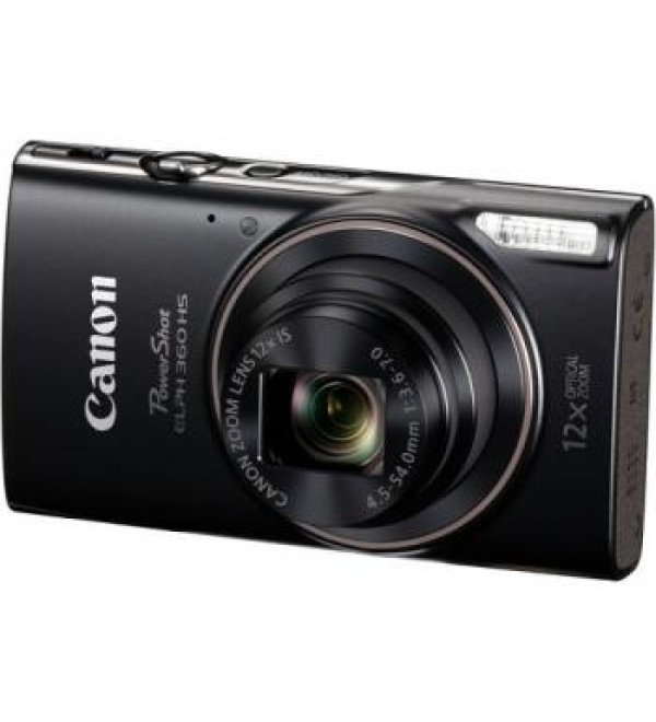 Canon PowerShot ELPH 360/IXUS 285/IXY 650 HS Digital Camera (Black)