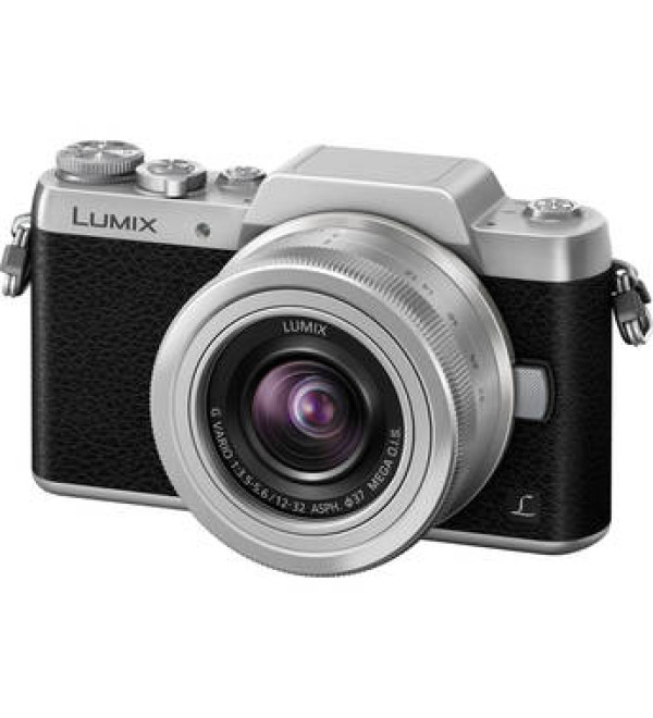 Panasonic Lumix DMC-GF7 Mirrorless Micro Four Thirds Digital Camera with 12-32mm f/3.5-5.6 ASPH. Lens (Black and Silver)