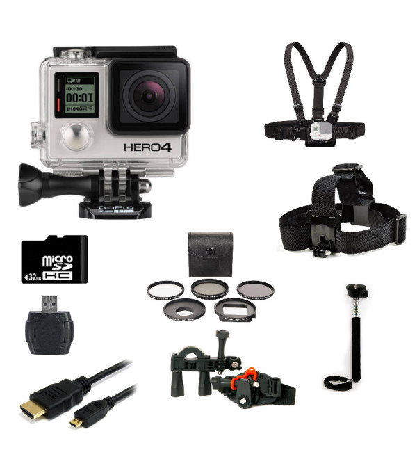 GoPro Hero4 Black Edition + Bike Kit Bundle
