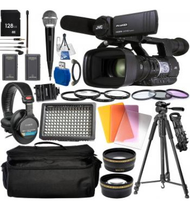 JVC GY-HM620 ProHD Mobile News Camera with Deluxe Accessory Bundle