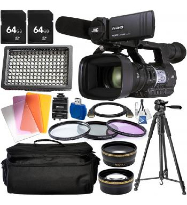 JVC GY-HM620 ProHD Mobile News Camera with Starter Accessory Bundle