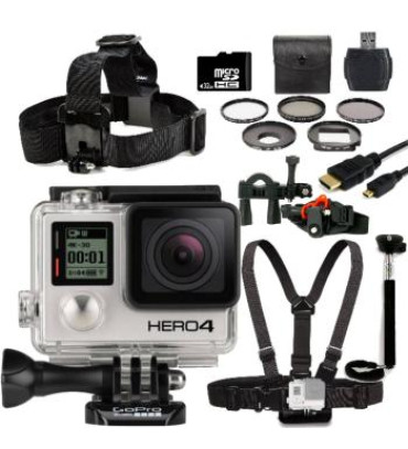 GoPro Hero4 Silver Edition + Bike Kit Bundle