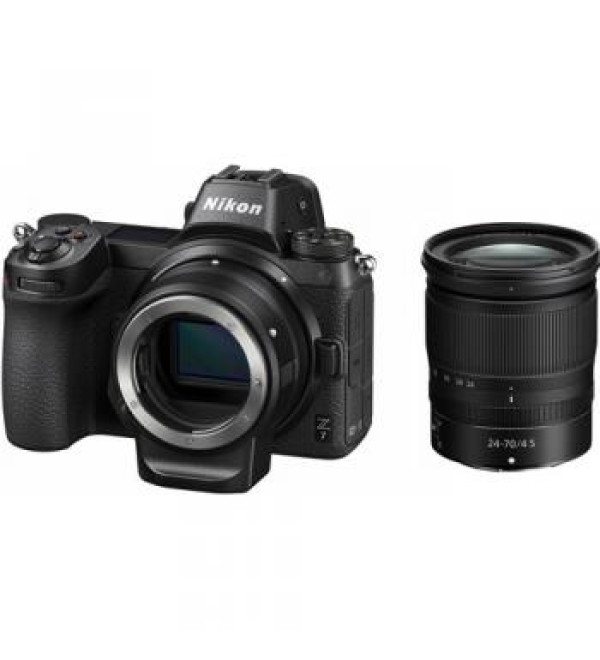 Nikon Z7 Mirrorless Digital Camera with 24-70mm Lens and FTZ II Adapter Kit