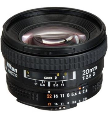 Nikon AF NIKKOR 20mm f/2.8D Lens