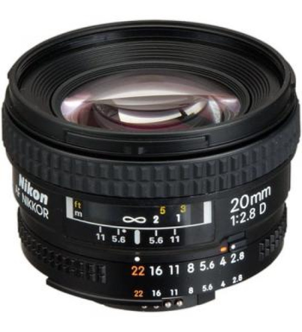 Nikon AF NIKKOR 20mm f/2.8D Lens