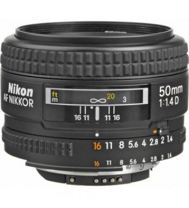 Nikon AF NIKKOR 50mm f/1.4D Autofocus Lens