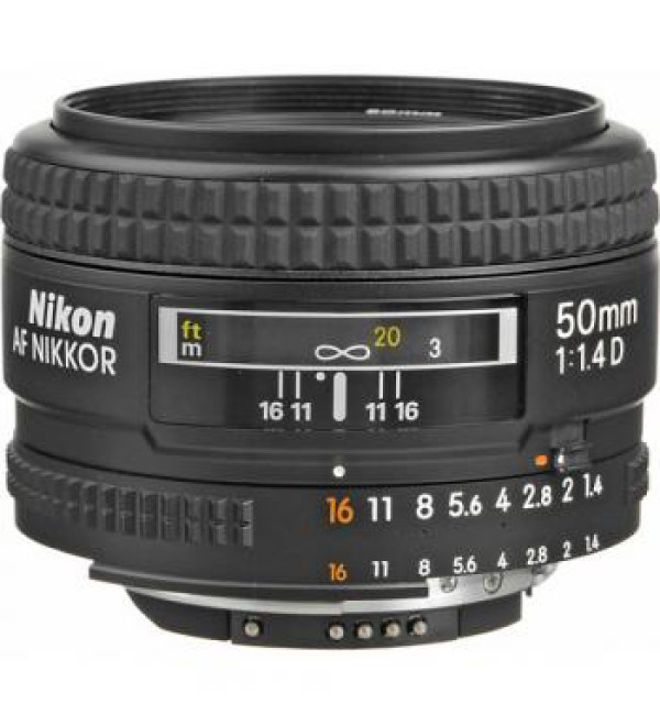 Nikon AF NIKKOR 50mm f/1.4D Autofocus Lens