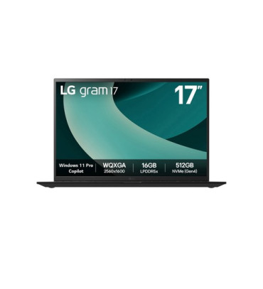 LG Gram 17Z90T-G 17" Hybrid AI Laptop - Intel® Core™ Ultra 7 255H, 1TB SSD, 16 GB RAM - Black - [2025]