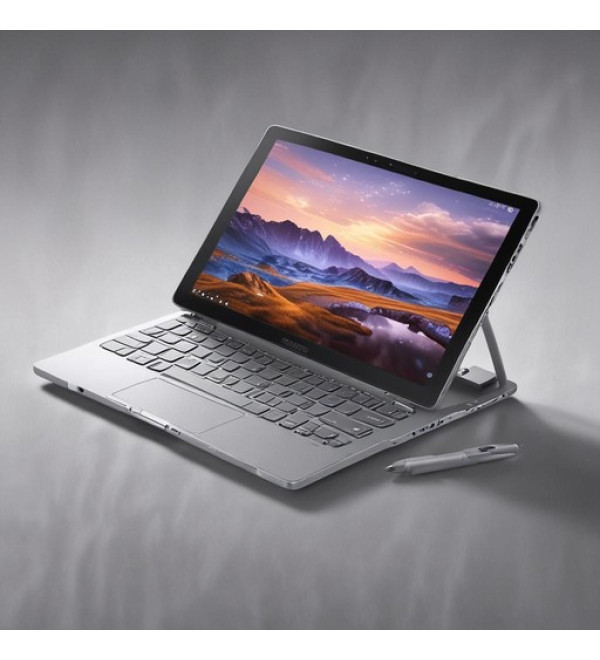 Samsung Galaxy Book2 Go Qualcomm Snapdragon 7c+ Gen 3 Laptop 35.6 cm (14") Full HD 4 GB LPDDR4x-SDRAM 128 GB Flash Wi-Fi 6E (802.11ax) Windows 11 Home Silver