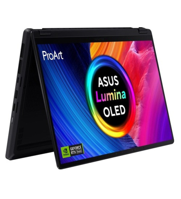 ASUS ProArt PX13 HN7306WV-LX012W AMD Ryzen AI 9 HX 370 Hybrid (2-in-1) 33.8 cm (13.3") Touchscreen 3K 24 GB LPDDR5x-SDRAM 1 TB SSD NVIDIA GeForce RTX 4060 Wi-Fi 7 (802.11be) Windows 11 Home Black