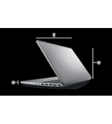 DELL Precision 3590 Intel Core Ultra 7 155H Mobile workstation 39.6 cm (15.6") Full HD 32 GB DDR5-SDRAM 1 TB SSD NVIDIA RTX 500 Ada Wi-Fi 6E (802.11ax) Windows 11 Pro UK English Grey