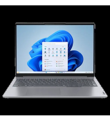 Lenovo ThinkBook 16 G7 ARP AMD Ryzen™ 5 7535HS Laptop 40.6 cm (16") WUXGA 8 GB DDR5-SDRAM 256 GB SSD Wi-Fi 6E (802.11ax) Windows 11 Pro UK English Grey