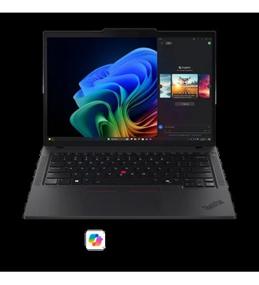 Lenovo ThinkPad T14 Gen 5 (Intel) Intel Core Ultra 5 125U Laptop 35.6 cm (14") WUXGA 16 GB DDR5-SDRAM 512 GB SSD Wi-Fi 6E (802.11ax) Windows 11 Pro UK English Black