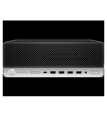 T1A HP ProDesk 600 G5 Refurbished Intel® Core™ i5 i5-9500 8 GB DDR4-SDRAM 256 GB SSD Windows 10 Pro SFF PC Black, Silver