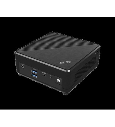 MSI Cubi N ADL S Intel N100 Desktop PC, NUC, SFF, Mini Computer, HTPC, (4GB RAM, 128GB SSD, Windows 11 PRO), Fanless/UHD Graphics/Type C/HDMI/DisplayPort/Dual LAN/WiFi 5/BT 5.1/VESA