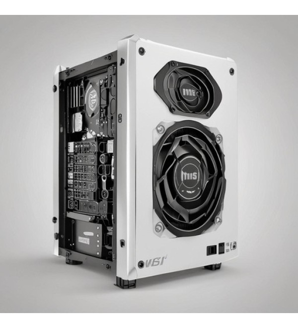 MSI Cubi 5 12M Intel Core i5 1235U Barebone, NUC, SFF, Mini Computer, HTPC, (NO RAM, NO Storage, NO OS), IRIS XE Graphics/ThunderBolt 4/Type C/HDMI/DisplayPort/Dual LAN/WiFi 6E/BT 5.3/VESA