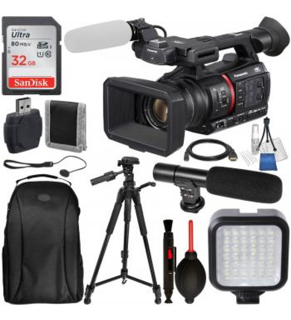 Panasonic AG-CX350 4K Camcorder with Accessory Bundle