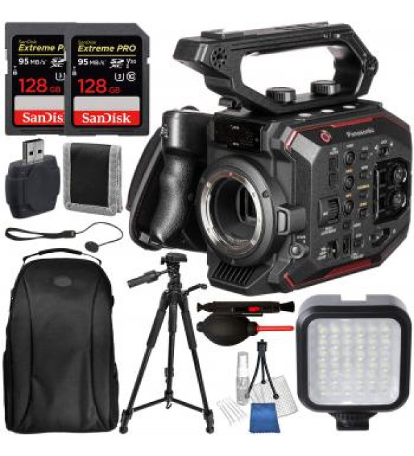 Panasonic AU-EVA1 Compact 5.7K Super 35mm Cinema Camera with Accessory Bundle