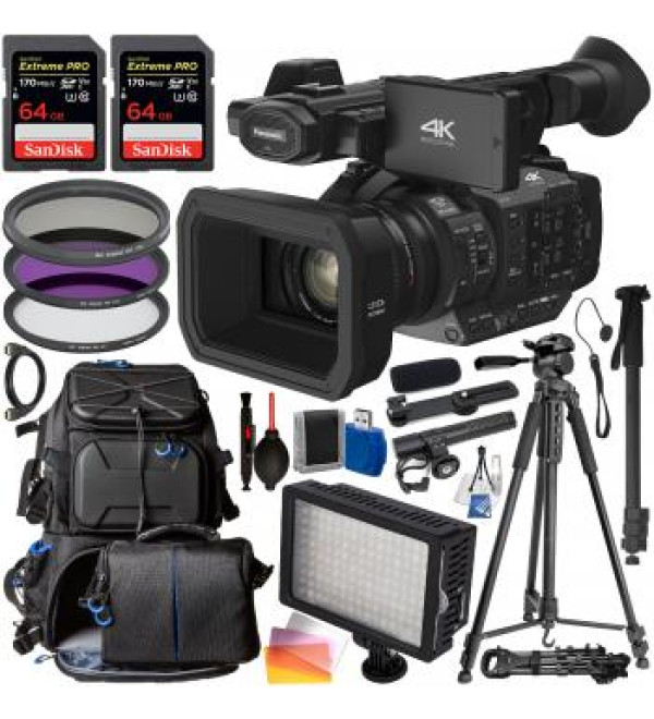 Panasonic HC-X1 Ultra HD 4K Professional Camcorder - HC-X1 with Professional Accessory Bundle