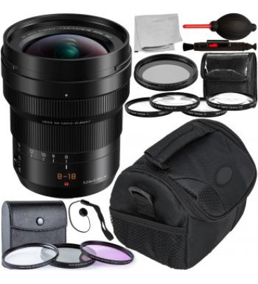 Panasonic Leica DG Vario-Elmarit 8-18mm f/2.8-4 ASPH. Lens with Accessory Bundle