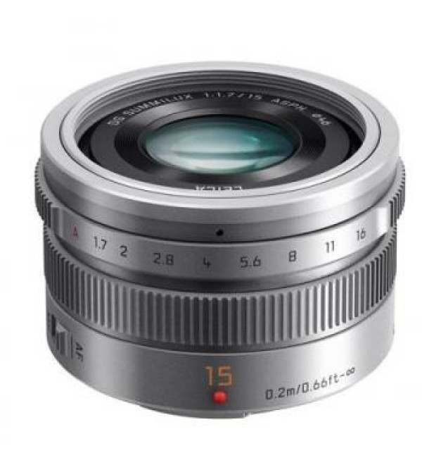 Panasonic LUMIX G Leica DG Summilux 15mm f/1.7 ASPH. Lens (Silver)