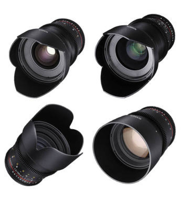 Rokinon 24, 35, 50, 85mm T1.5 Cine DS Lens Kit for Canon EF Mount