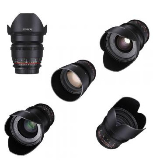 Rokinon 16, 24, 35, 50, 85mm Cine DS Lens Kit for Sony E-Mount