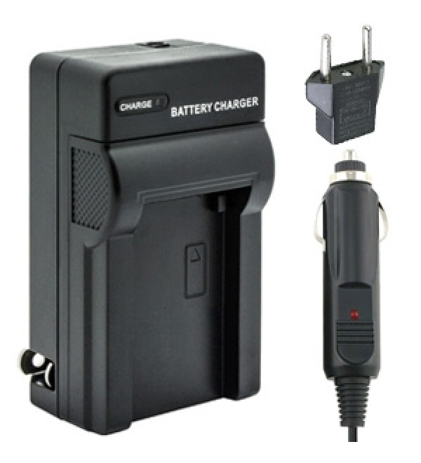 AC/DC Rapid Home and Travel Charger for JVC GY-HM180 Camcorder Batteries
