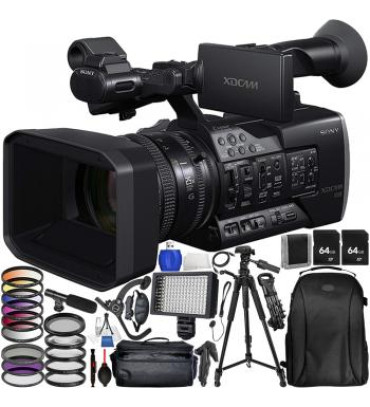 Sony PXW-X160 Full HD XDCAM Handheld Camcorder Pro Bundle