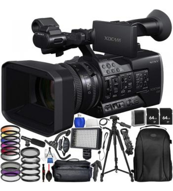 Sony PXW-X160 Full HD XDCAM Handheld Camcorder Pro Bundle